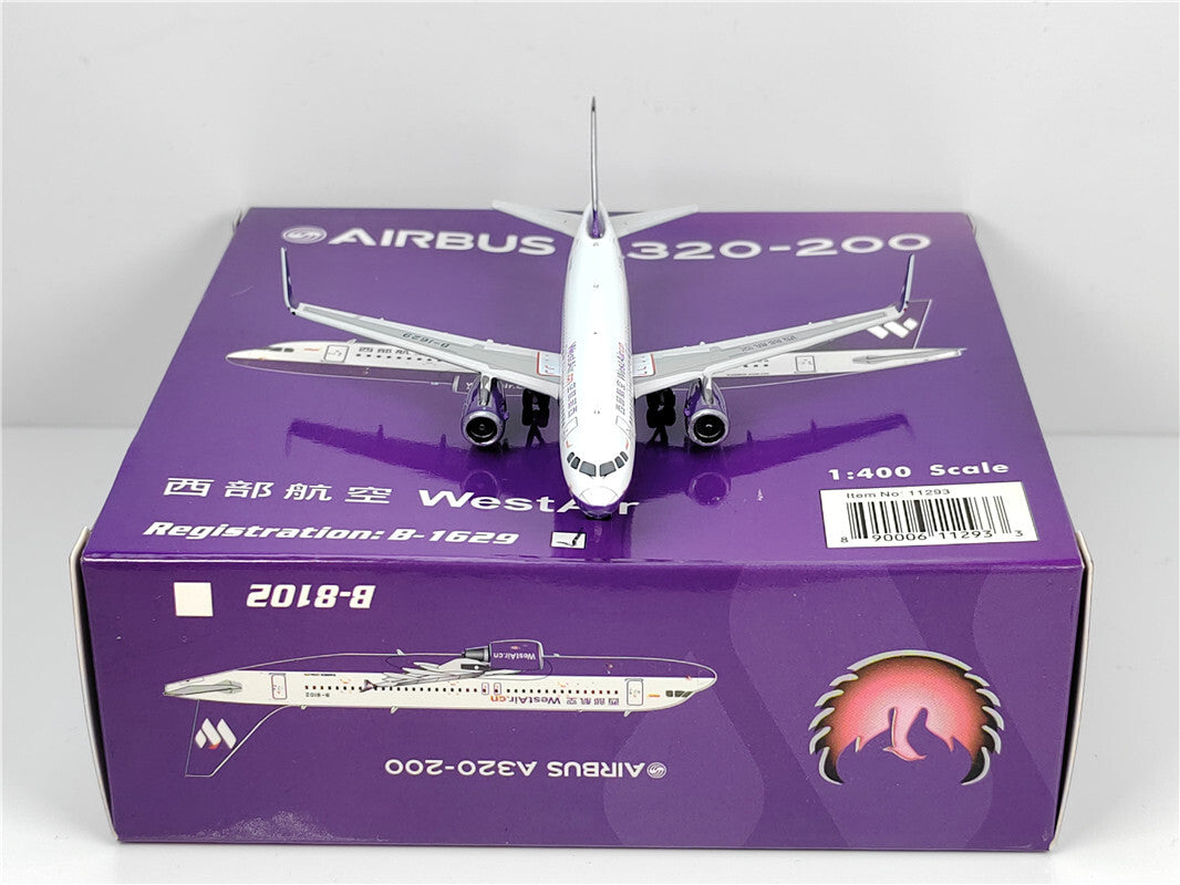 1:400 Phoenix WestAir AIRBUS A320 Airplane Diecast Aircraft Plane Model