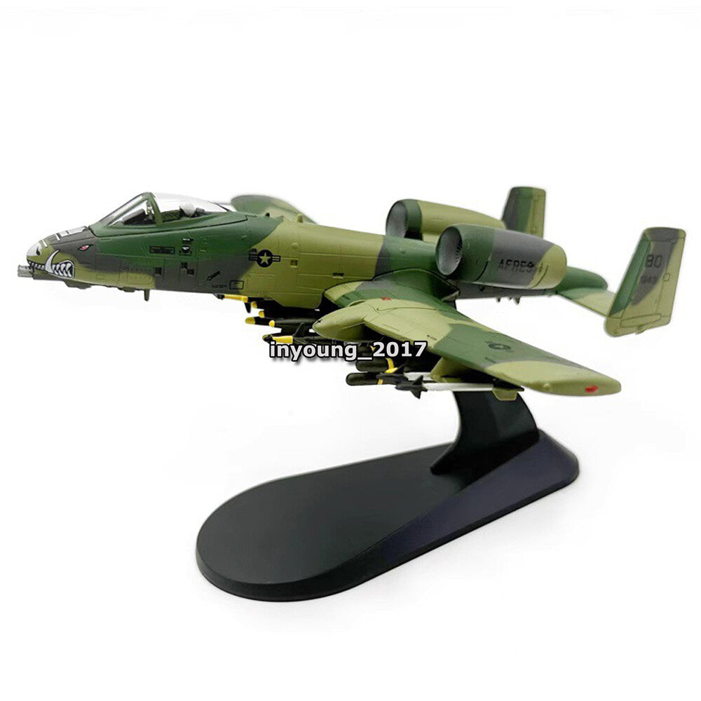 1/100 A-10 Thunderbolt II Warthog Attach Airplane Model Diecast Military Plane