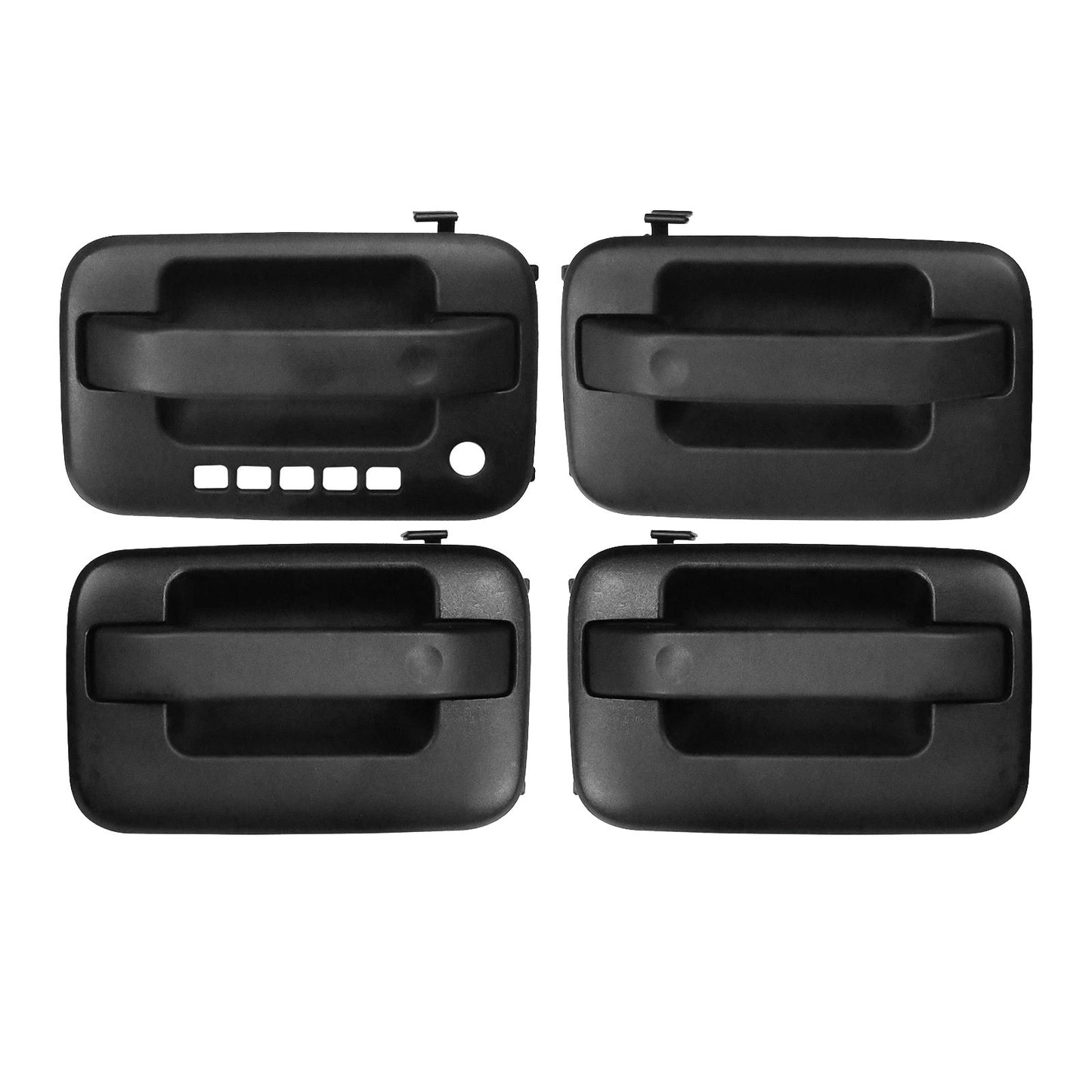 Set Of 4 Left And Right, Front, Rear Exterior Door Handle 2004-2014 For Ford
