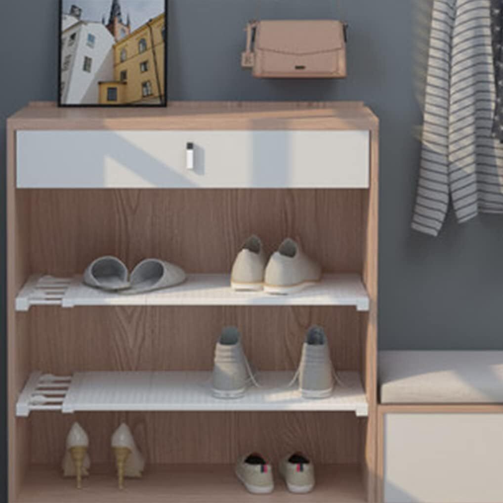 Closet Shelf Dividers Expandable Wardrobe Organizer System Tension Rod Rack