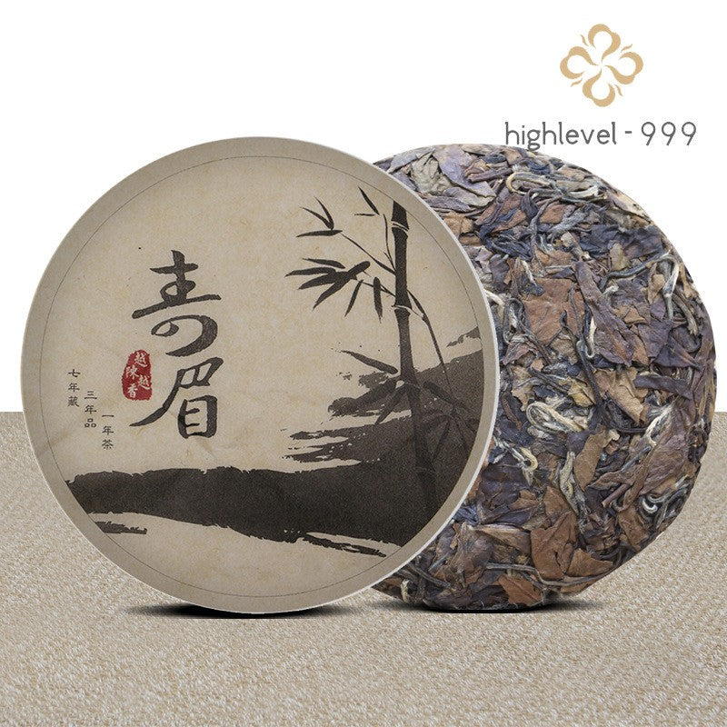 100g Fuding White Tea Aged Shoumei Biscuit Cake Sun Dried Jujube Aroma Gongmei