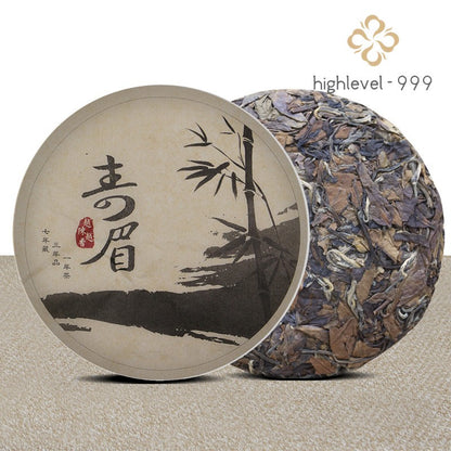 100g Fuding White Tea Aged Shoumei Biscuit Cake Sun Dried Jujube Aroma Gongmei