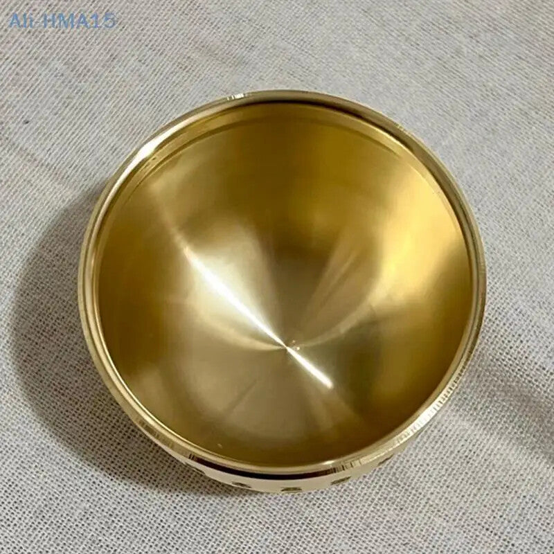 Pure Brass Cornucopia Baifu Rice Cylinder Small Ornament Study Decoration