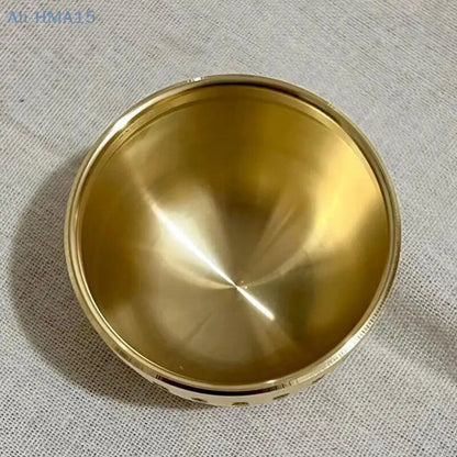 Pure Brass Cornucopia Baifu Rice Cylinder Small Ornament Study Decoration