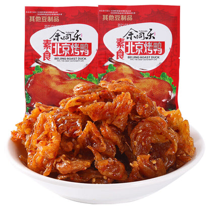 余同乐北京烤鸭辣条麻辣素食豆制品 Beijing Roast Duck Spicy Spicy Vegetarian Bean Products