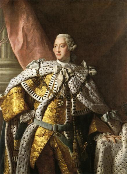 high quality oil painting 100% handpainted on canvas "King George III "
