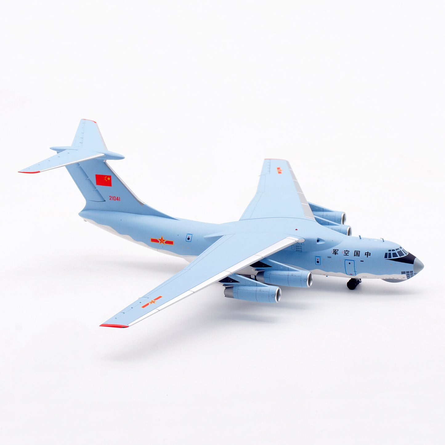 1:200 SQ Wings PLAAF Ilyushin Il-76 21041 Passenger Airplane Diecast Model