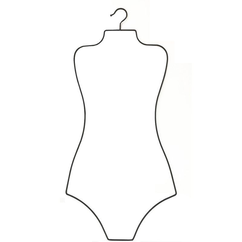 Swimsuit Hanger Metal Wire Body Shape Display Rack Clothes Bikini Showing 79.5cm