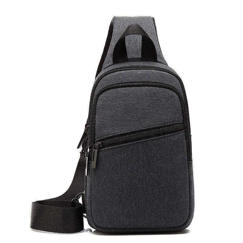 Water Resistant Sling Backpack Rucksack Chest Pack Single Strap Daypack Bag