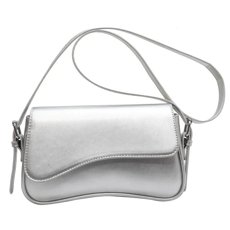 Leather Crossbody Bags Women Female Shoulder Underarm Bag Armpit Handbags Purses