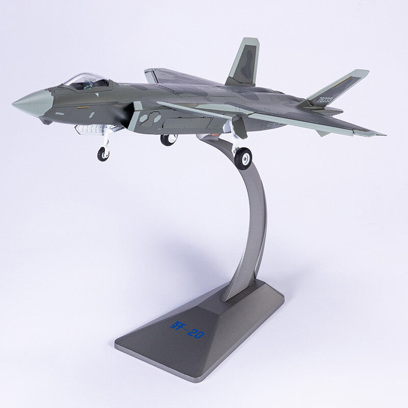 1:48 46CM AF1 China J-20 Stealth Fighter Plane Diecast Military Aircraft Model