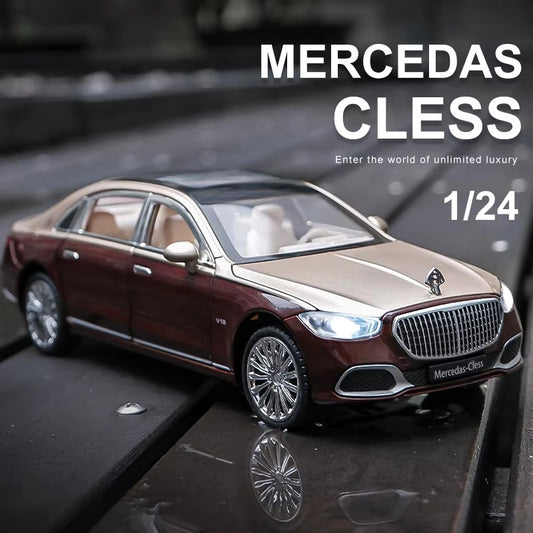 1:22 Benz Maybach S680 Alloy Metal Car Model Diecast Metal Toy Vehicles Car Mode