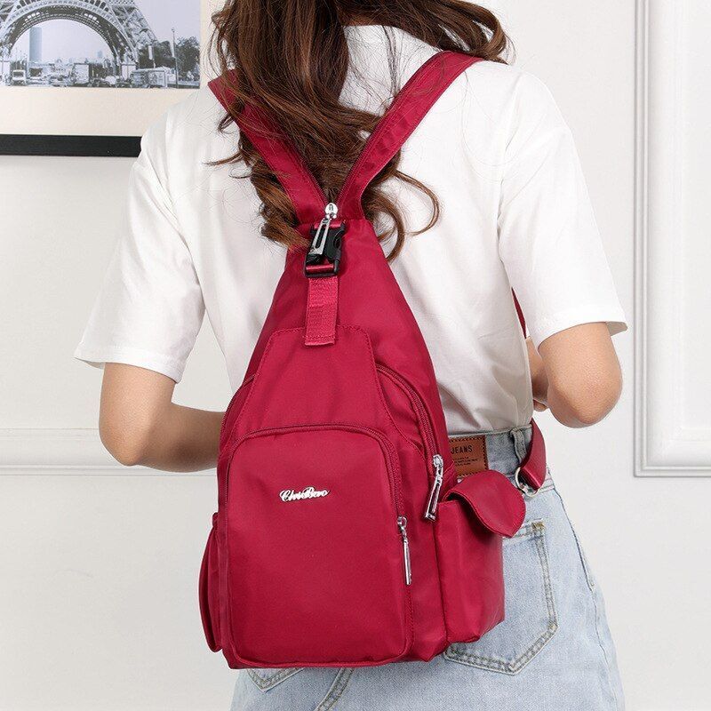 Flower Shoulder Bags Crossbody Chest Bags Multifunctional Backpacks 21*10*37 CM