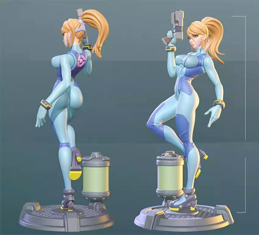 1/18 resin figure model Fantasy Galaxy Female Warrior Unassembled Unpainted