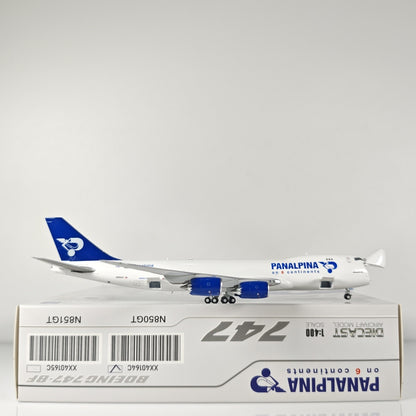 1:400 JC Wings Panalpina Boeing 747-8F Passenger Airplane Diecast Plane Model