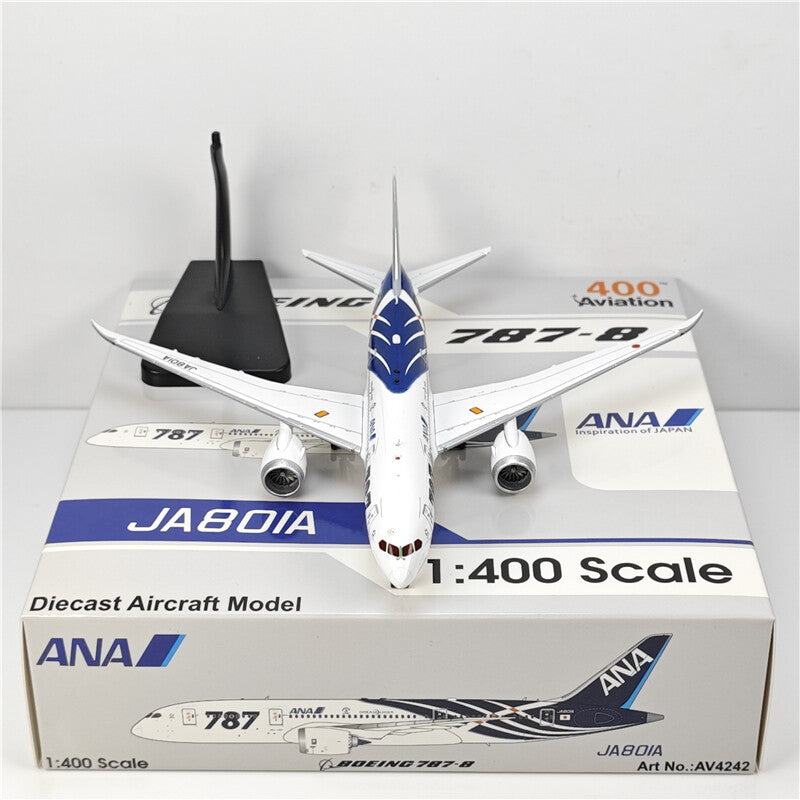 1:400 Aviation ANA BOEING B787-8 Passenger Airplane Diecast Plane Model