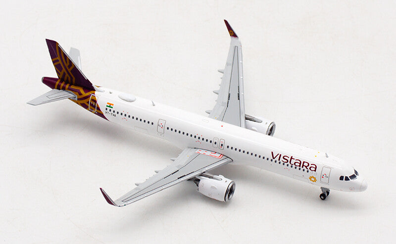 JC Wings VISTARA Airbus A321 NEO VT-TVA 1/400 diecast plane model aircraft