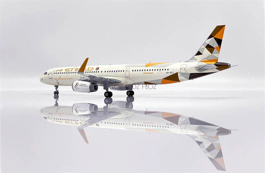 JC Wings Etihad AIRWAYS for Airbus A321 A6-AEJ 1:200 Aircraft Pre-built Model