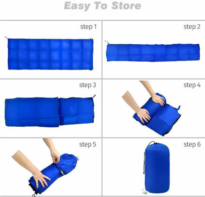 Camping Sleeping Bag Duck Down Waterproof Compression Pack Winter Tourism Adults