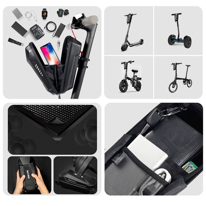 Bicycle Bag Electric Scooter Skateboard Hard Shell Case Cycling Equipment 2/3/4L