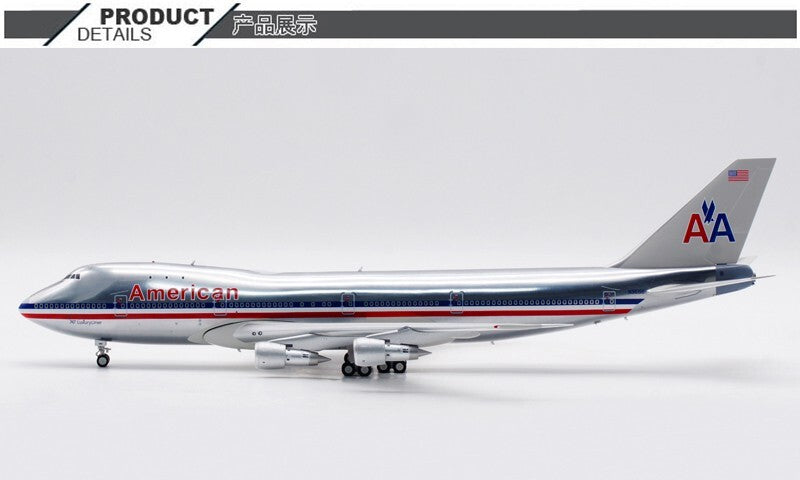 1:200 35CM InFlight American BOEING 747-100 Passenger Airplane Diecast Model