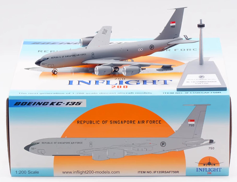 1:200 InFlight RSAF BOEING KC-135R Stratotanker Aerial Tanker Diecast Model