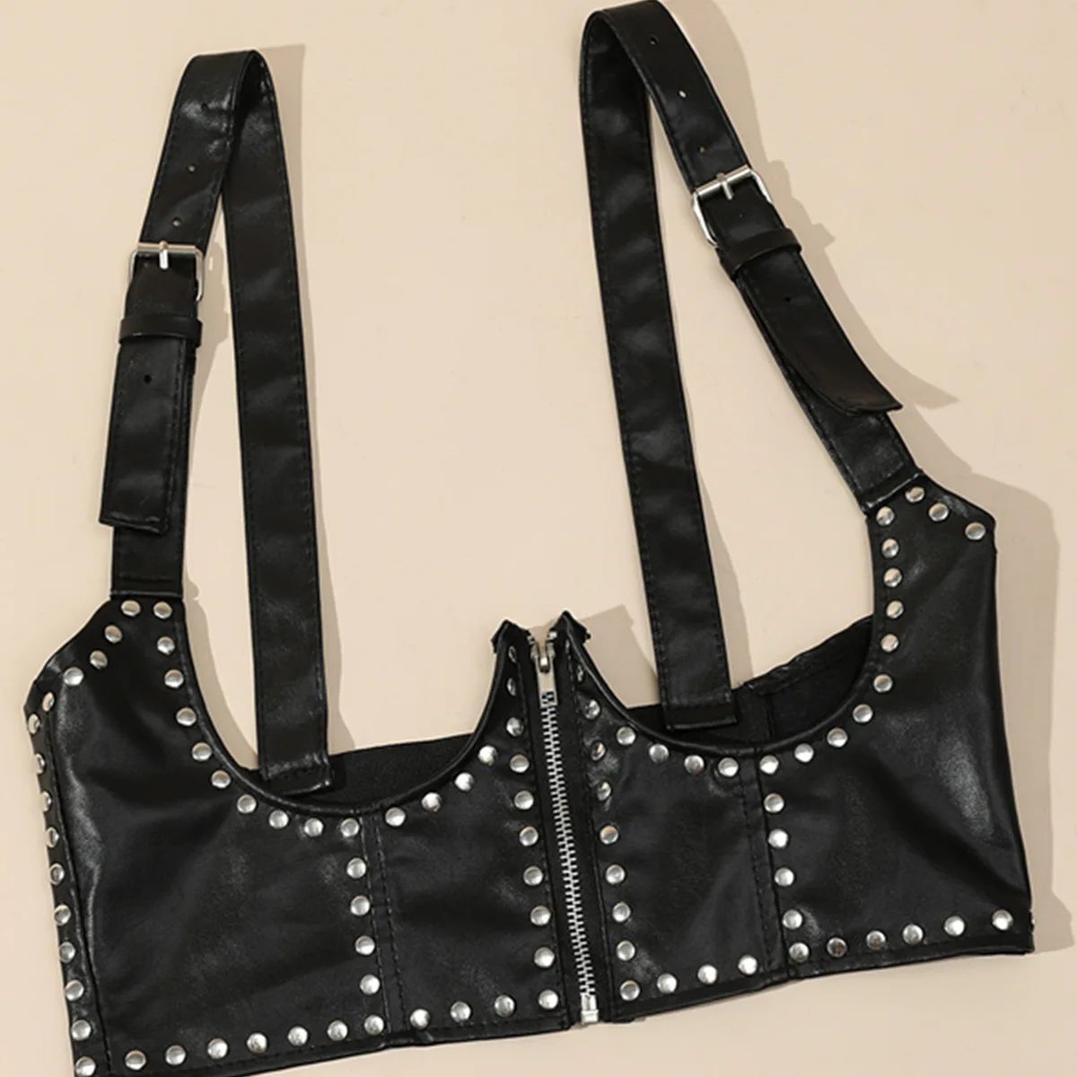 Women Belts Zipper Closure Corset Lift Up Masquerade Party Crop Tops Cummerbunds