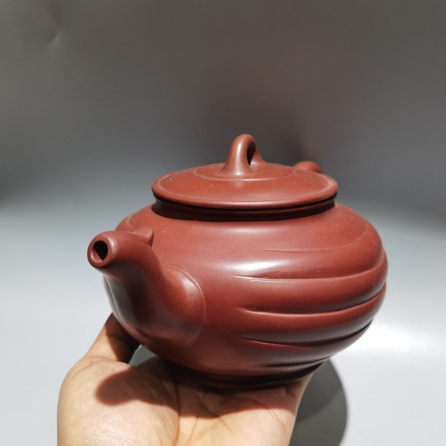 Vintage China Yixing Purple Clay Teapot Zisha Ceremony Office Teaware Collector