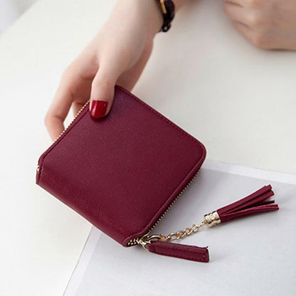 Lady Wallet Mini Handbag Female Money Wallets Leather Women's Purses Coin Clamps