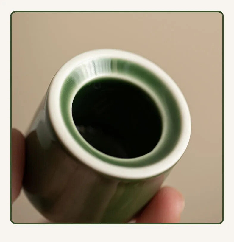 Glaze Ceramic Holder Zisha Cover Rack Cover Bowl Hat Stander Kung Fu Tea Set
