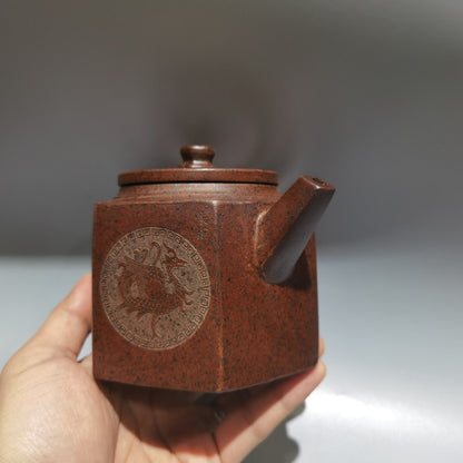 Vintage Chinese Yixing Purple Clay Teapot Zisha Ceremony Teaware Collection Rare