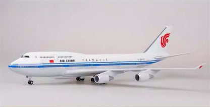 1:150 47CM AIR CHINA BOEING 747-400 Aeroplane Landing Gear Resin Aircraft Model