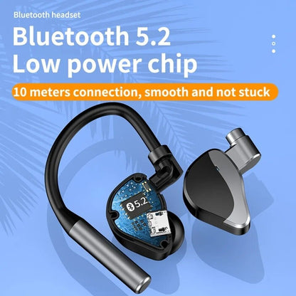 Bluetooth Earpiece Wireless Headset Noise Cancelling Headphones Driver Trucker