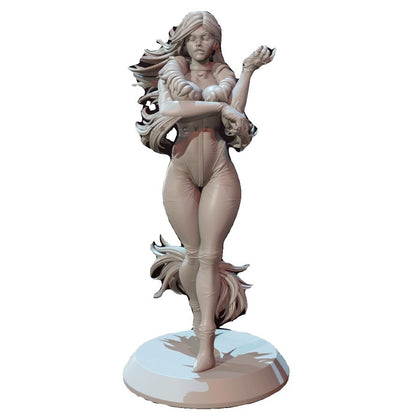 1/24 resin figure model Fantasy Woman 3D Printing unassembled unpainted