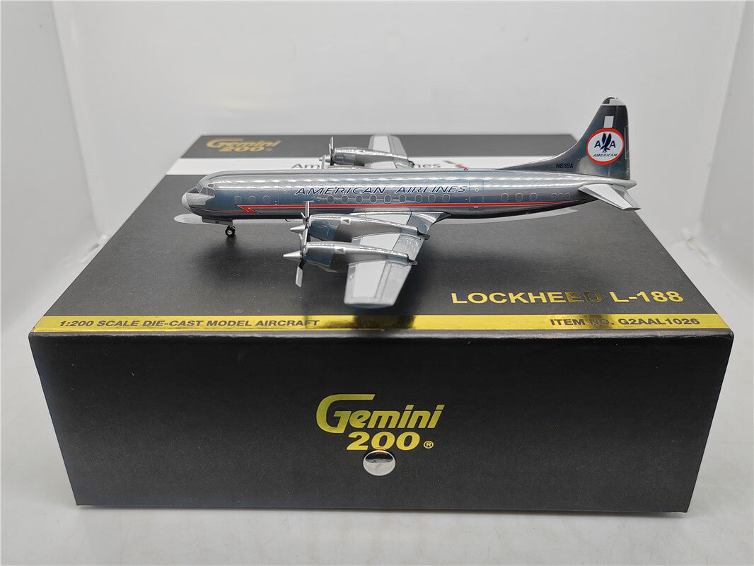1:200 Geminijets American Airline LOCKHEED L-188A Plane Diecast Aircraft Model