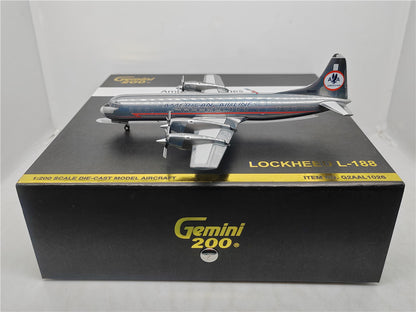 1:200 Geminijets American Airline LOCKHEED L-188A Plane Diecast Aircraft Model