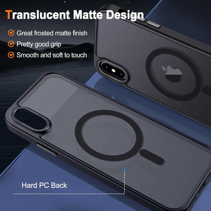 Case for Iphone X Case, for Iphone XS Case Magnetic Translucent Matte Phone Case
