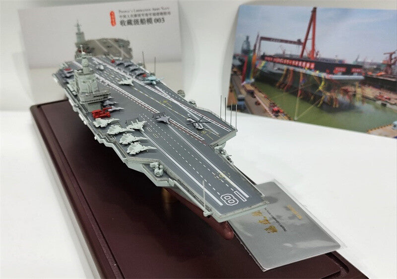 for FLOZ Chinese Navy 018 Fujian Ship Plane Carrier 1/1000 Ship Pre-built Model