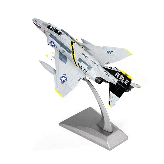 1/100 US F-4C Ghost Aircraft Alloy Fighter Airplne Model Military Collection c