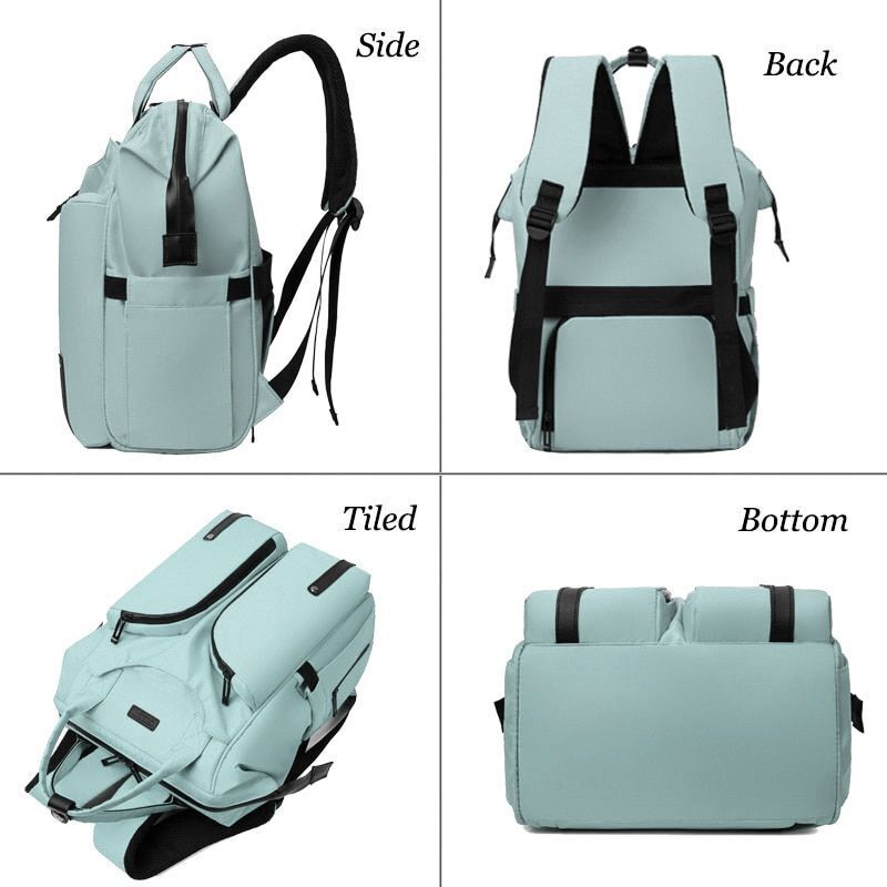 Women Backpacks Multifunction Waterproof Shoulder Bag Large Purse 20-35L Zipper
