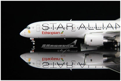 1:400 JC Wings Ethiopian STAR ALLIANCE AIRBUS A350-900XWB Airplane Diecast Model