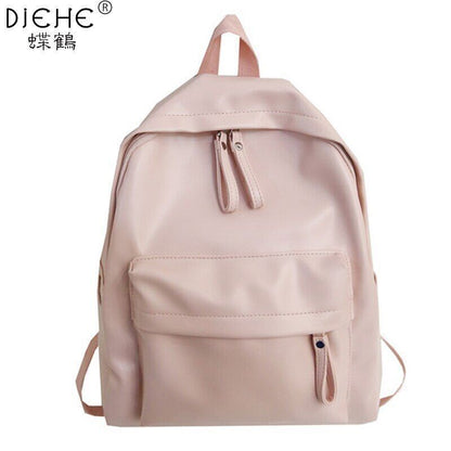 Women Backpack PU Leather School Bag Backpacks Teengers Gilrs Travel Backpack