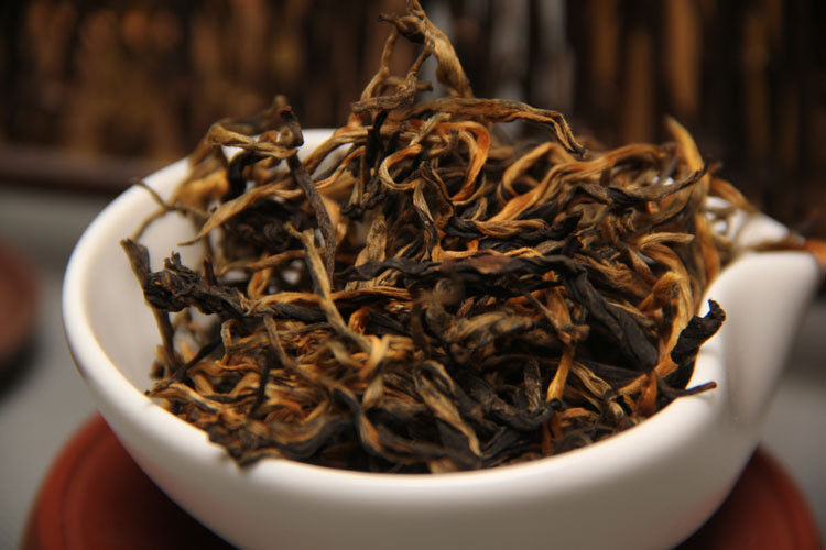 Chinese Red Tea Yunan Black Tea 58 Dianhong Tea Golden Black Tea Bud Snail