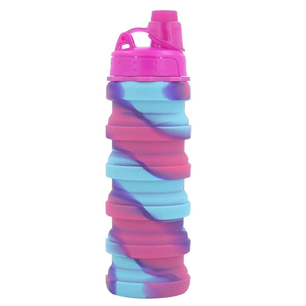 500ml Silicone WaterBottle Leakproof Portable Sport Kettle Foldable Water Bottle
