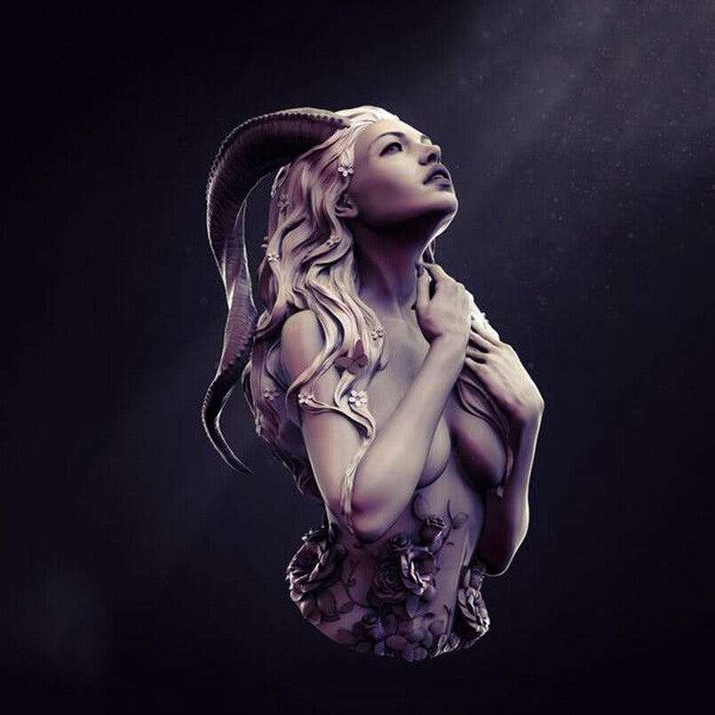 1/10 resin figures bust model kit Fairy woman Unassembled Unpainted R4759