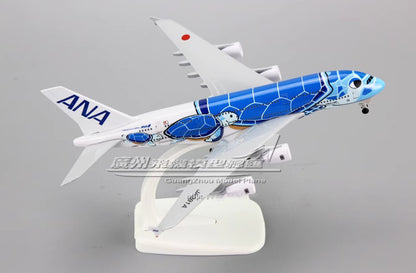 20CM ANA AIRBUS A380 JA381A Passenger Aircraft Diecast Plane Airplane Model