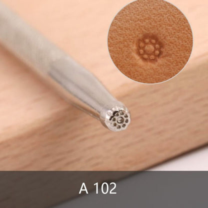 Leather Printing Tools Alloy Plant-Tanned Engraving Embossing Punch DIY Textures