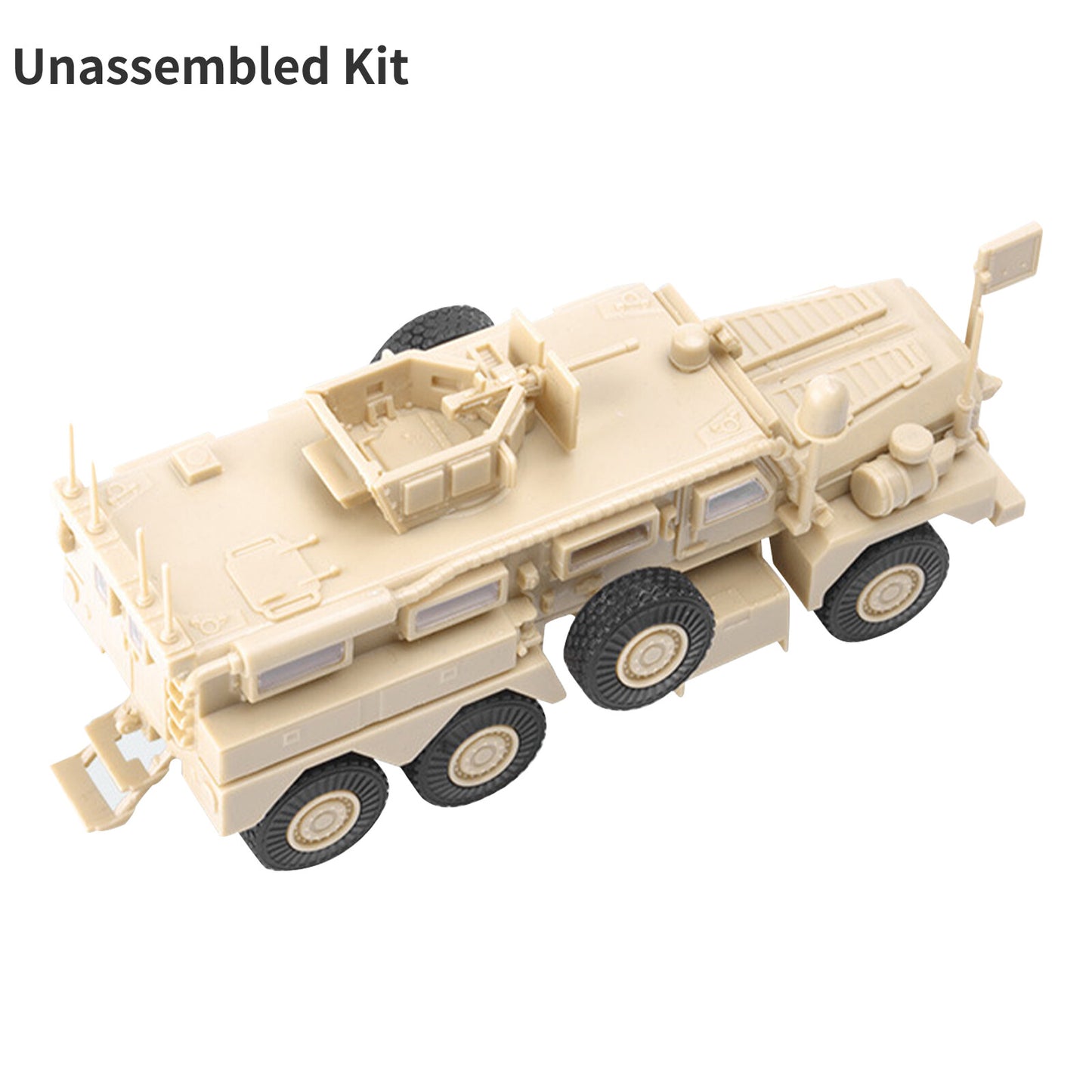 PVC Plastic 1/72 COUGAR 6x6 MRAP Sd.Kfz.7 Half-Track Unassembled Model Kit N