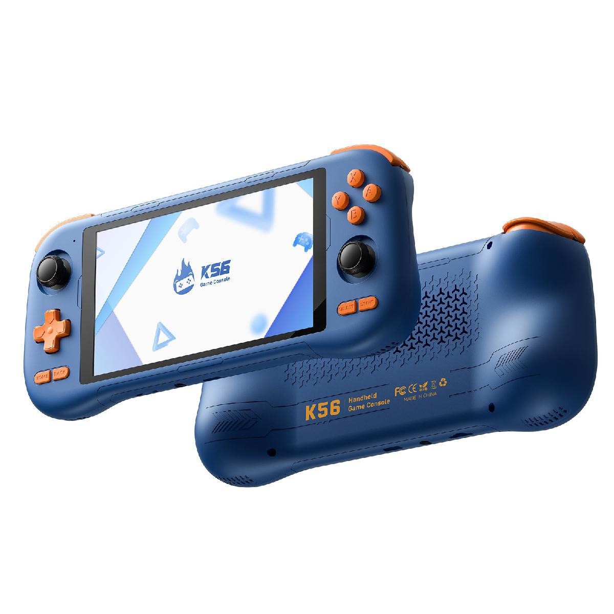 5.5 inches K56 Retro Handheld Gaming Console Android 14 Open Source PSP N64