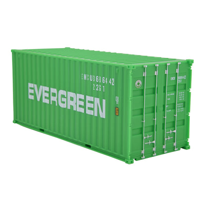 1:35 EVERGREEN 20GP Shipping Container Model Plastic Office Home Decorate Toy